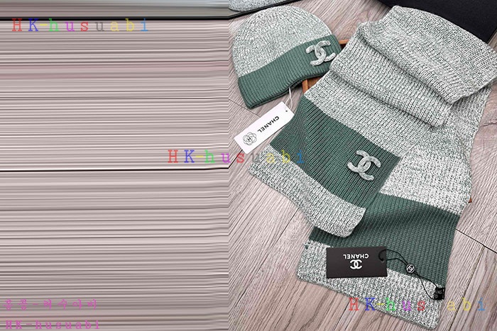 NEW 샤넬 모자 머플러 셋트 신상 C 6141105