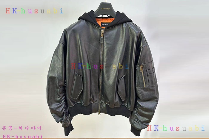 NEW 발렌시아가 가죽자켓 신상 B 5844010