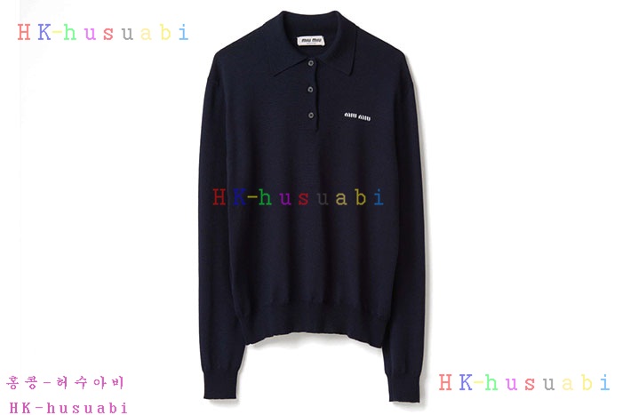 NEW 미우미우 카라니트 신상 M 9580113