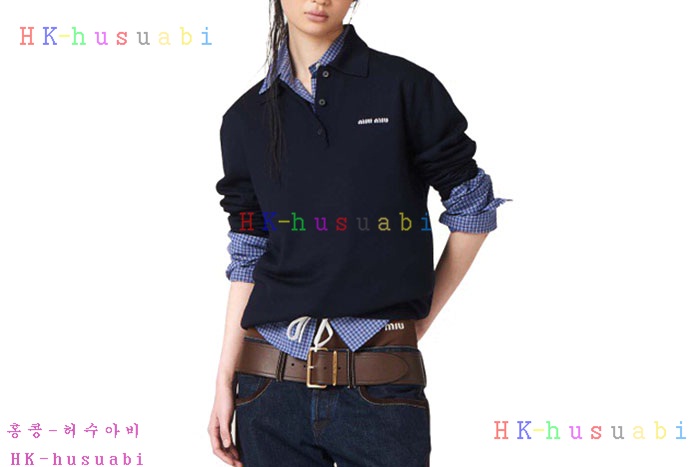 NEW 미우미우 카라니트 신상 M 9580113