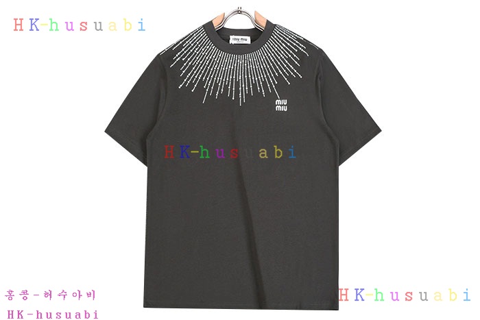 NEW 미우미우 반팔티 신상 M 8524077