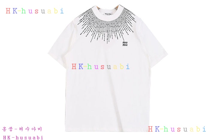 NEW 미우미우 반팔티 신상 M 8524079