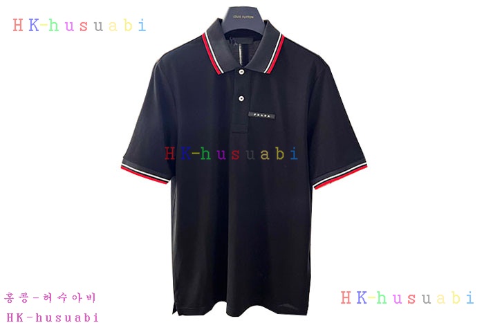 NEW 프라다 카라 반팔티 신상 P 2857014