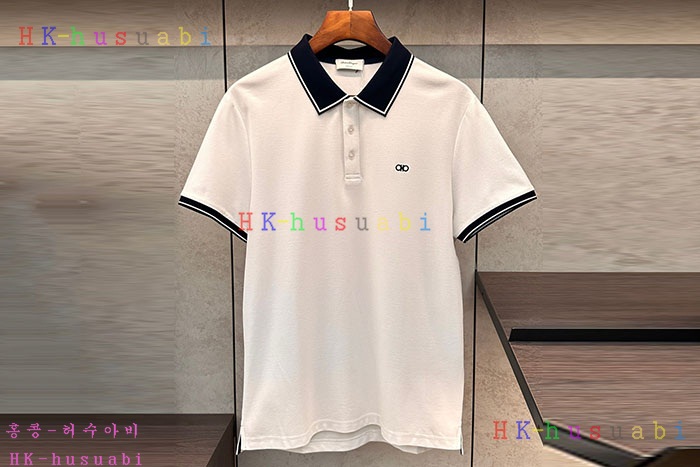 NEW 페라가모 카라 반팔티 신상 F 226224